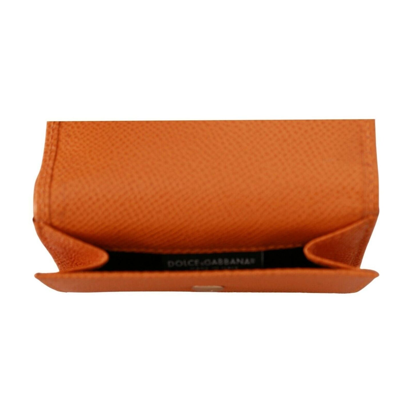 Orange Leather Trifold Continental Logo Clutch Wallet - coffeewithmee2