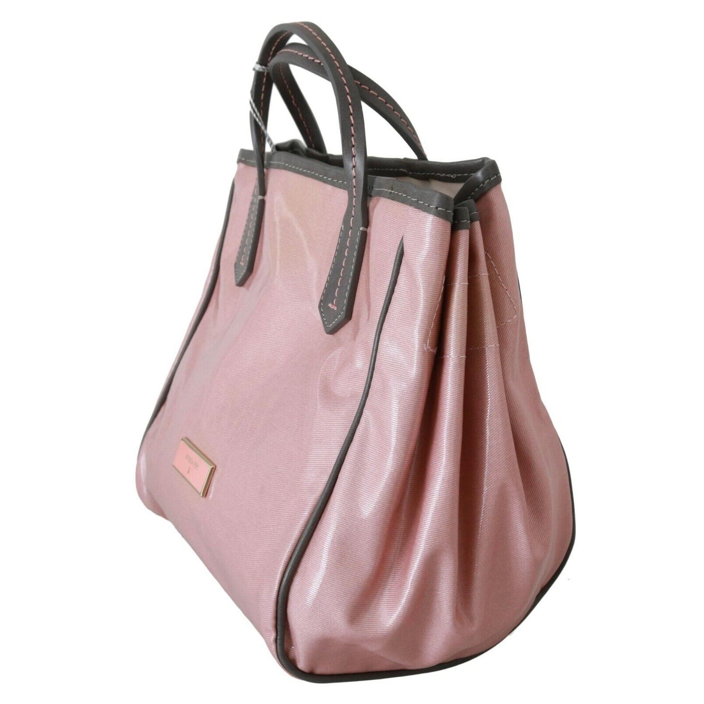 Pink Handbag Shoulder Tote Leather Bag - coffeewithmee2