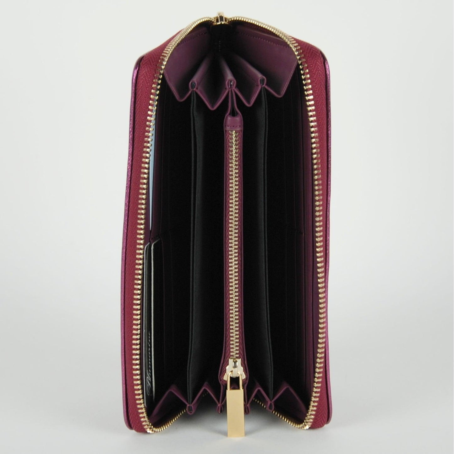 Purple Leather Wallet - coffeewithmee2