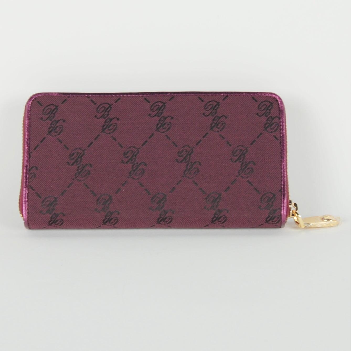 Purple Leather Wallet - coffeewithmee2