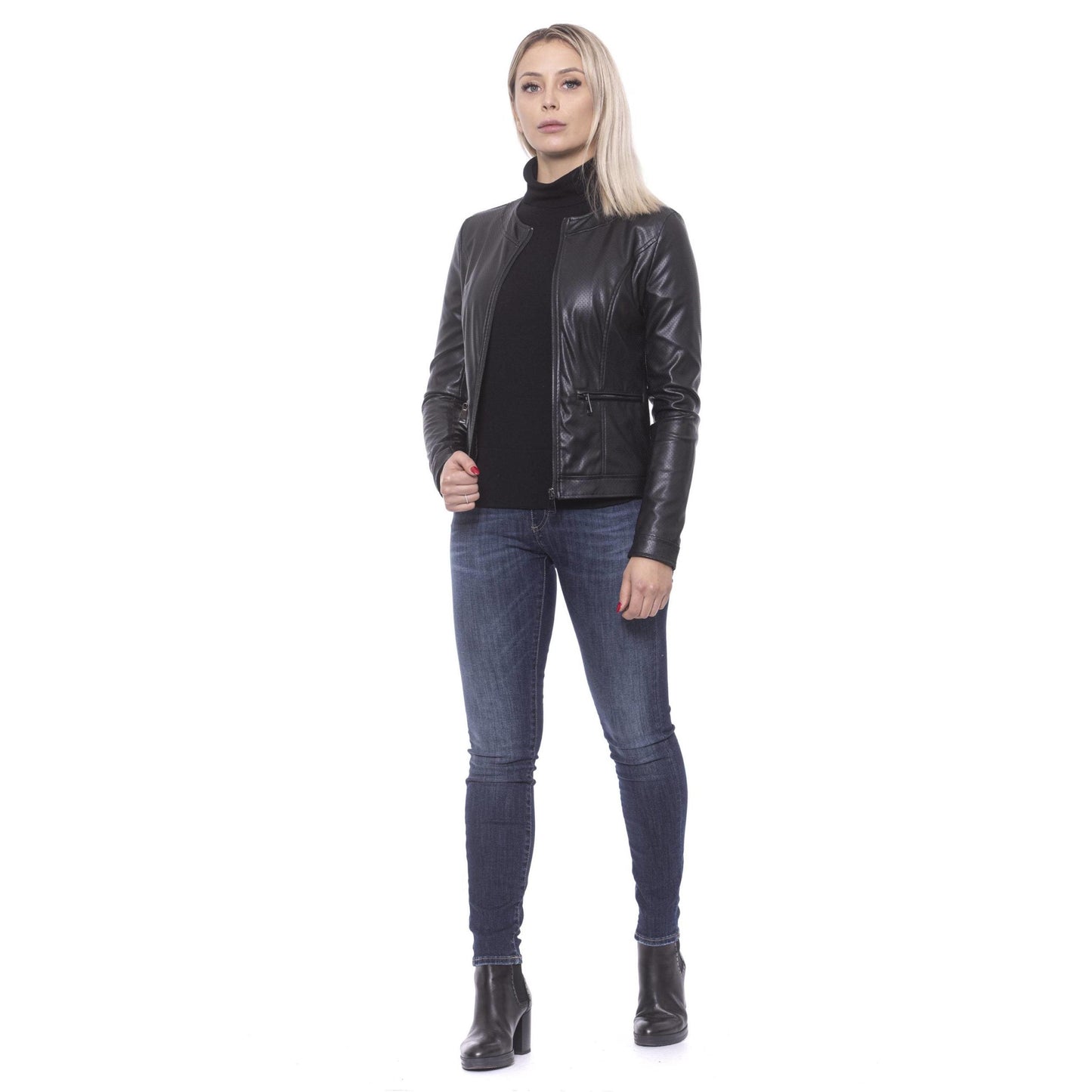 Nero Black Jackets & Coat