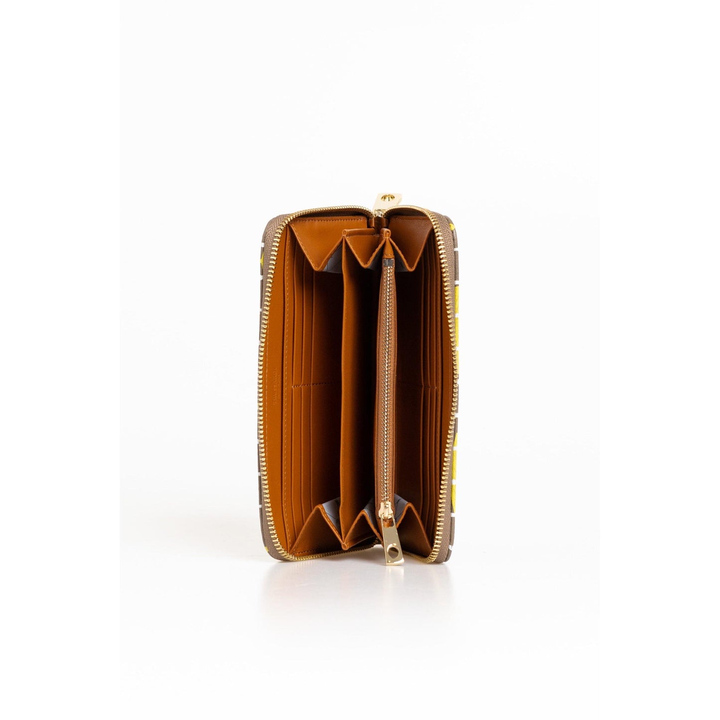 Y Yellow Leather Wallet - coffeewithmee2