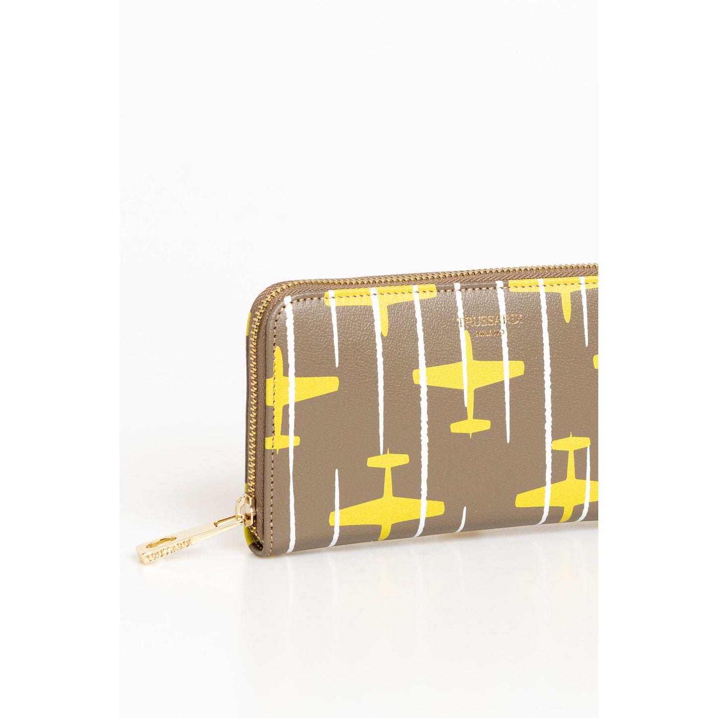 Y Yellow Leather Wallet - coffeewithmee2