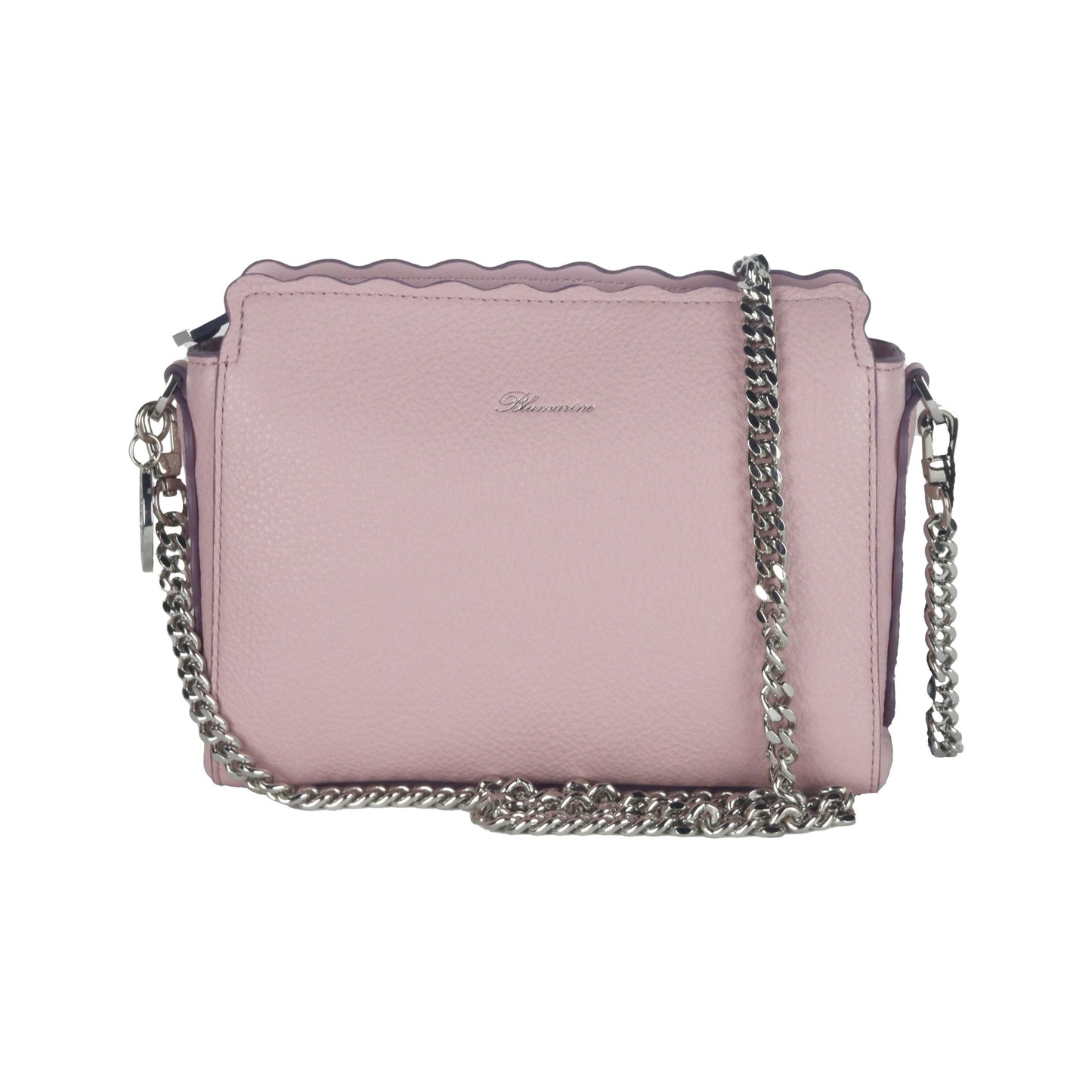 Pink Calf Leather Small Shoulder Bag - coffeewithmee2