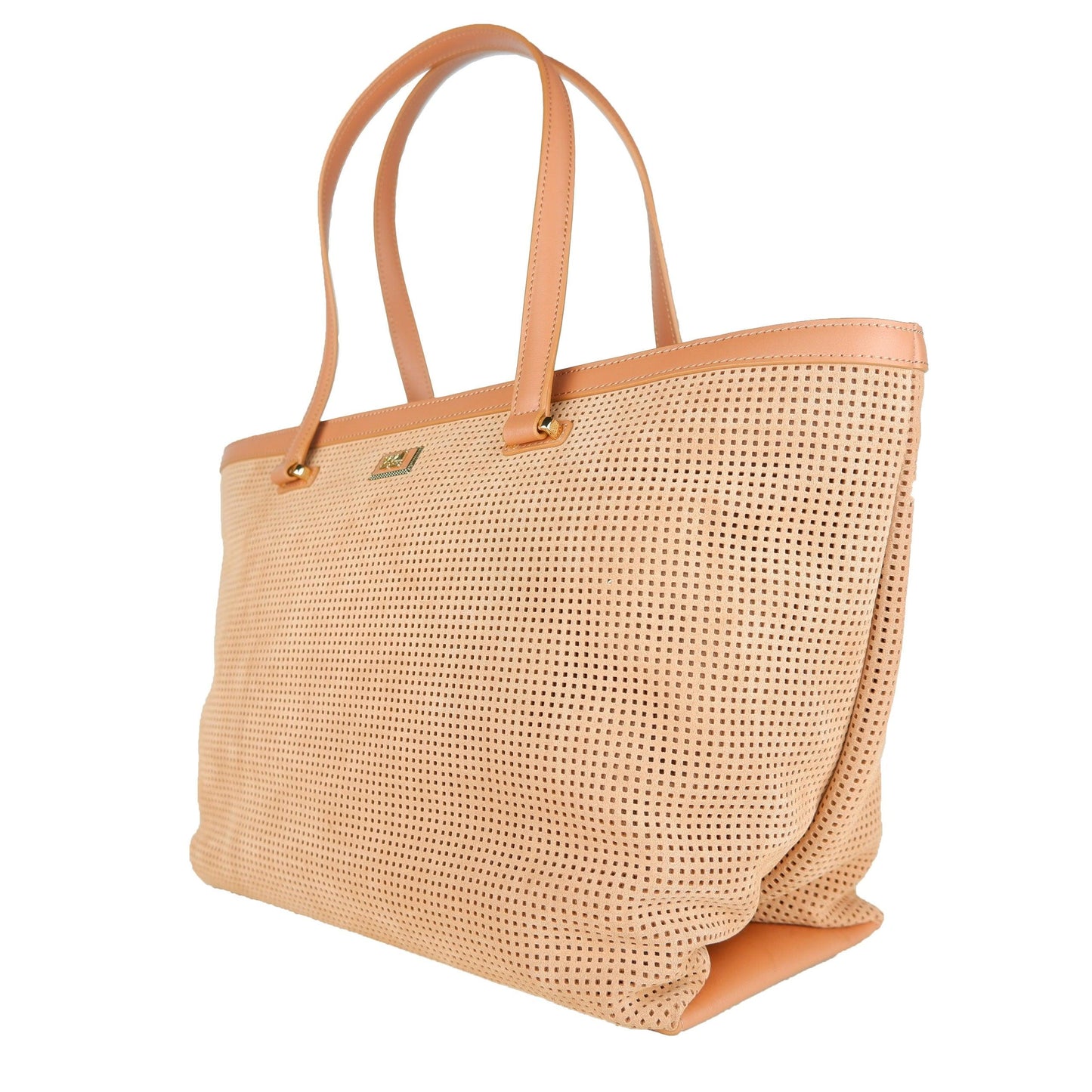 Light Brown Calf Leather Class Handbag - coffeewithmee2