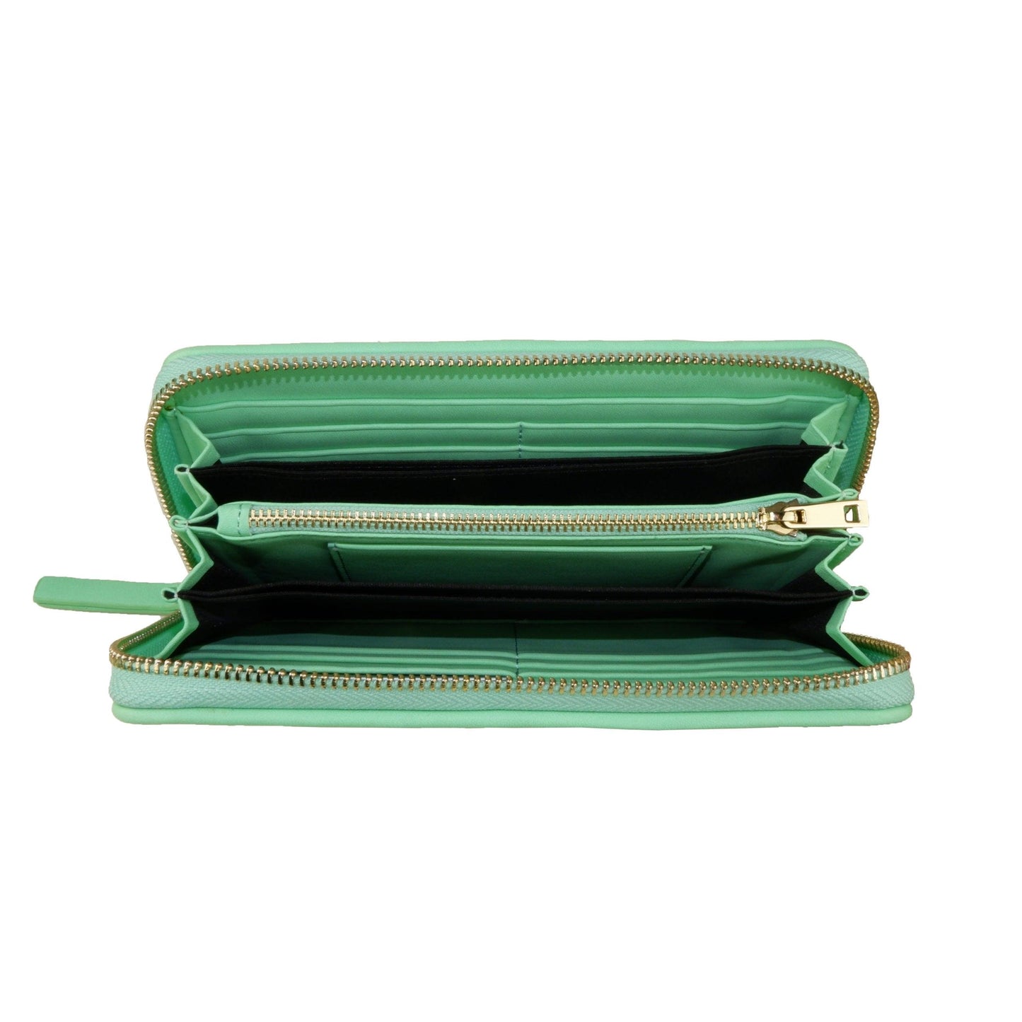 Mint Green Pvc Class Wallet - coffeewithmee2