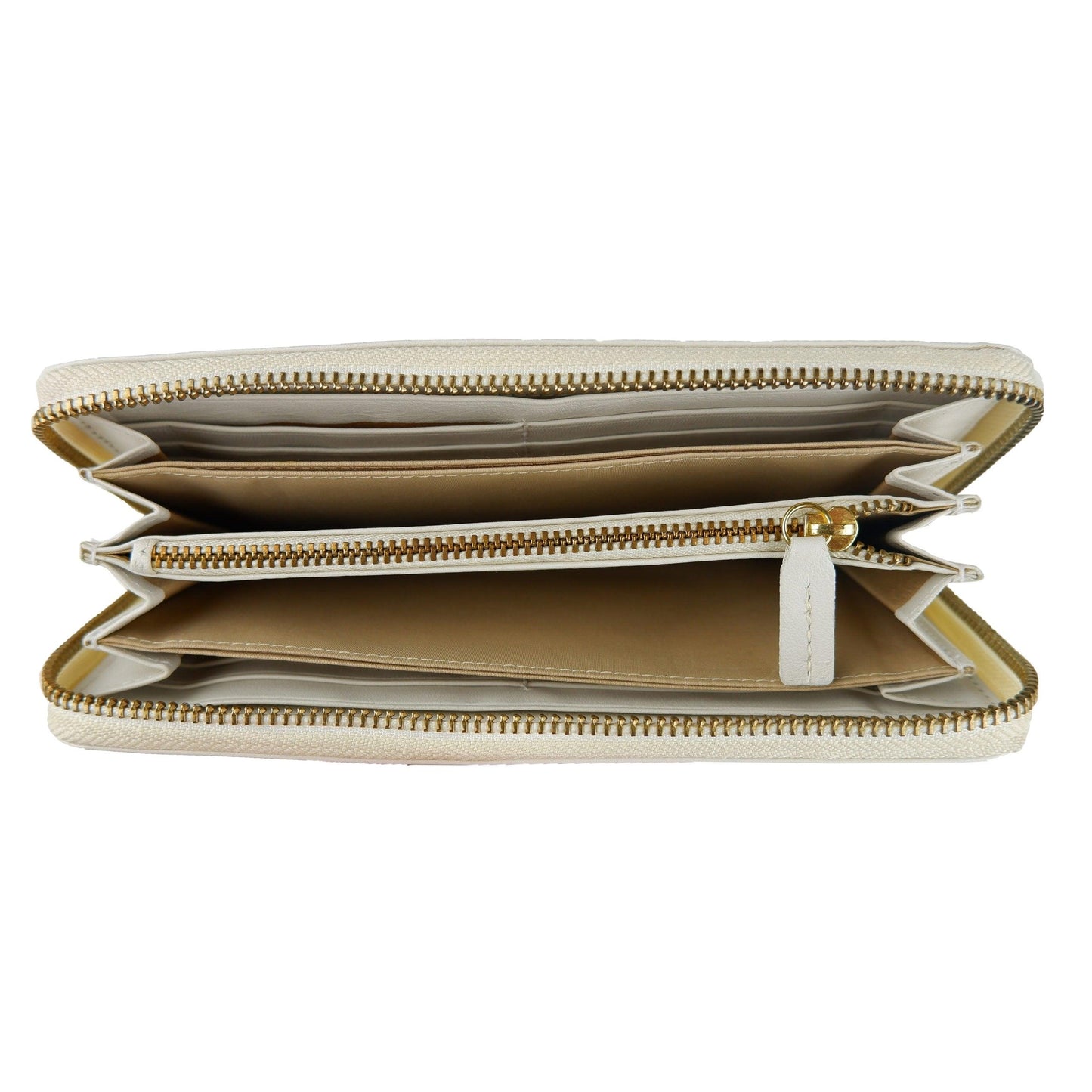 White Calf Leather Wallet - coffeewithmee2
