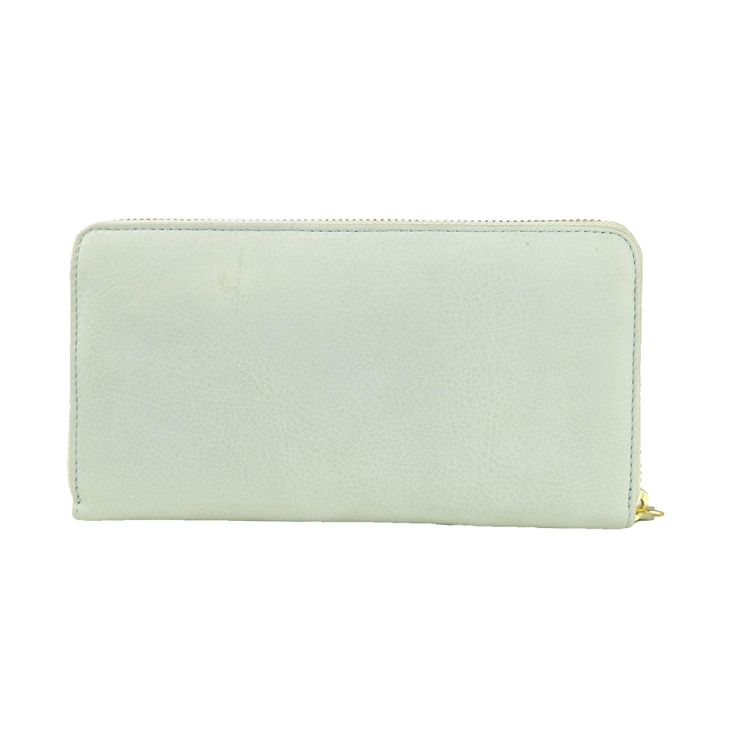 Grey Calf Leather Wallet - coffeewithmee2