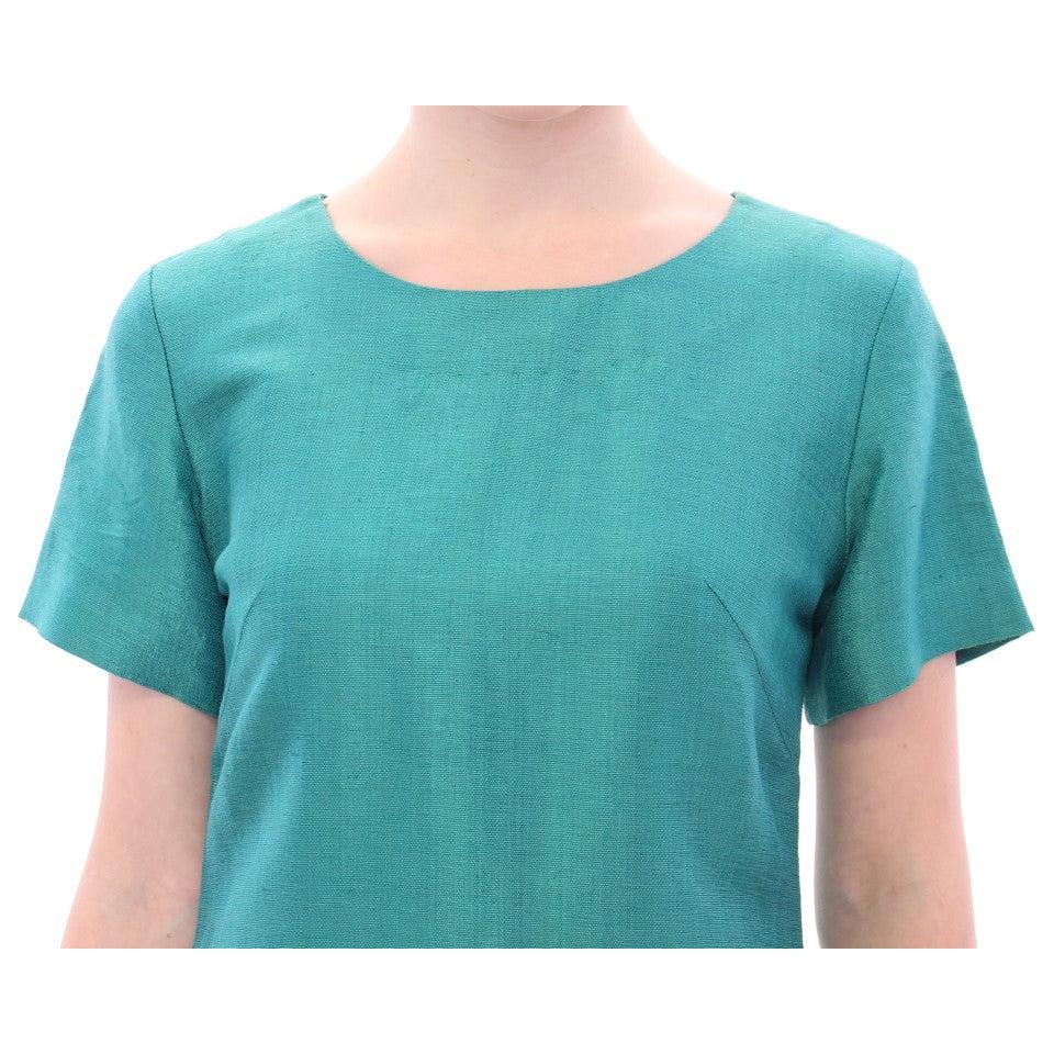 Green Above Knee Mini Dress - coffeewithmee2