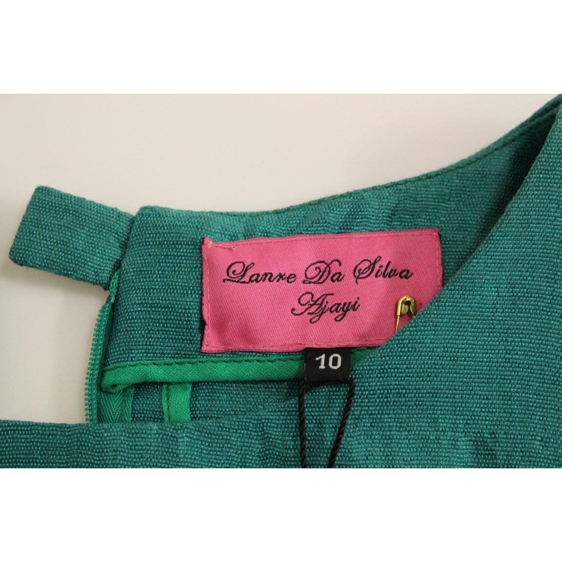 Green Above Knee Mini Dress - coffeewithmee2