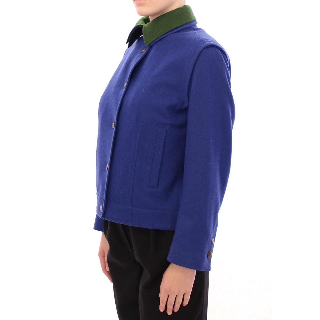Habsburg Blue Green Wool Jacket Coat - coffeewithmee2