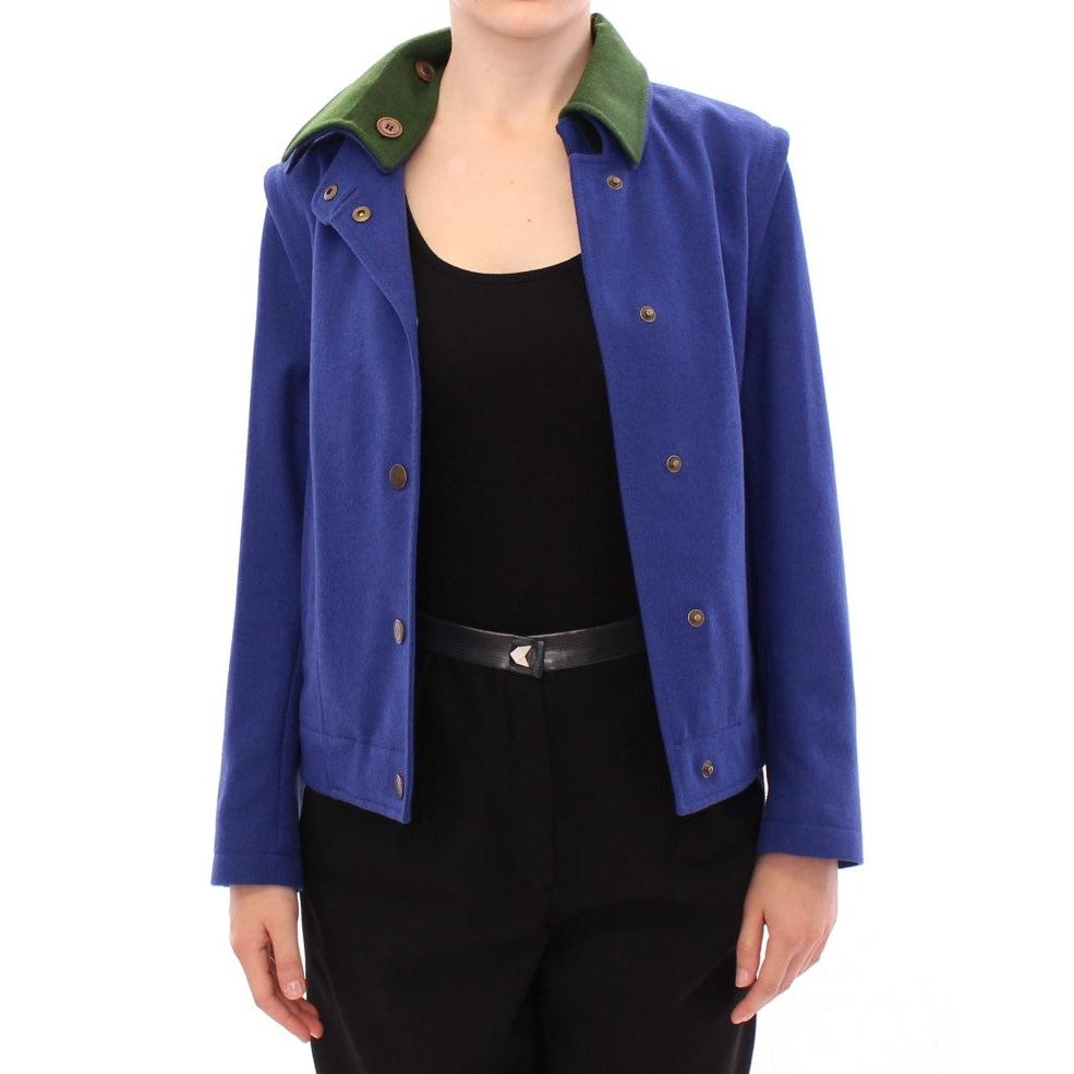 Habsburg Blue Green Wool Jacket Coat - coffeewithmee2