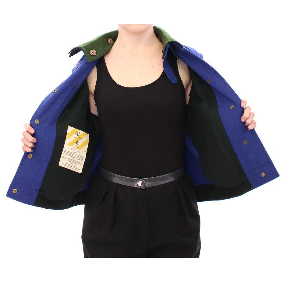 Habsburg Blue Green Wool Jacket Coat - coffeewithmee2