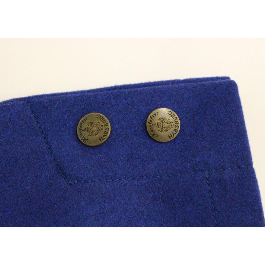 Habsburg Blue Green Wool Jacket Coat - coffeewithmee2