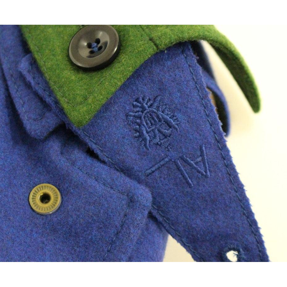 Habsburg Blue Green Wool Jacket Coat - coffeewithmee2