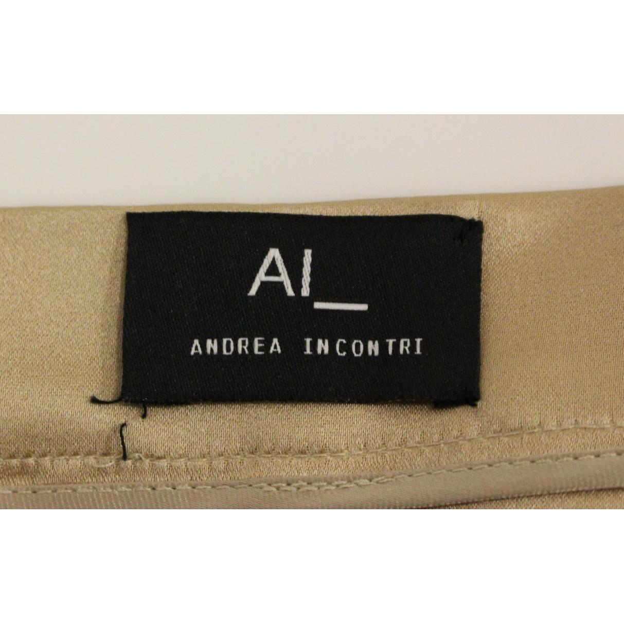 Brown Silk Solid Mini Pleated Skirt - coffeewithmee2