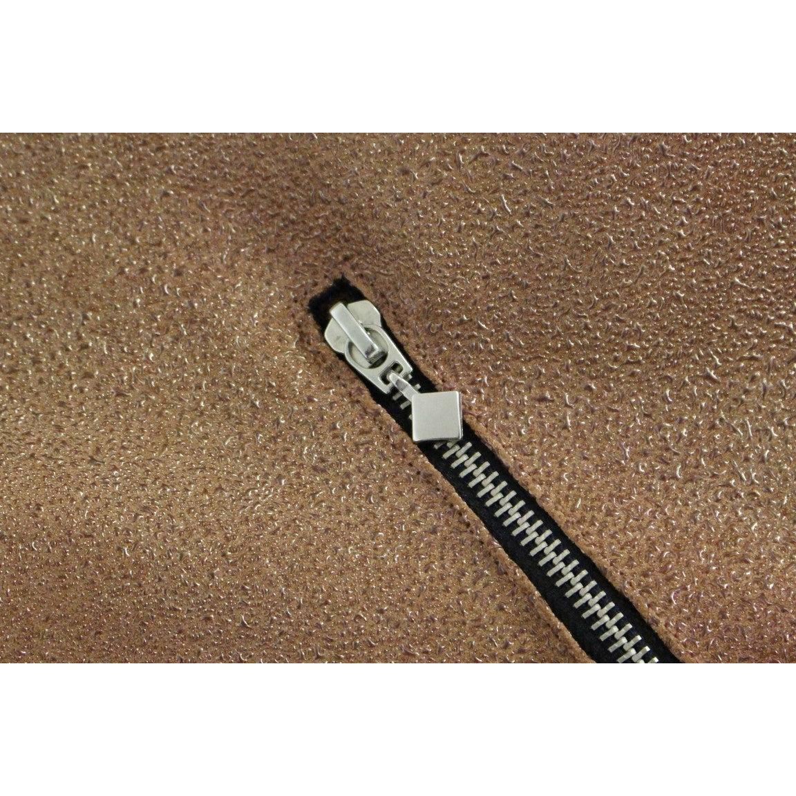 Brown Leather Jacket Vest - coffeewithmee2