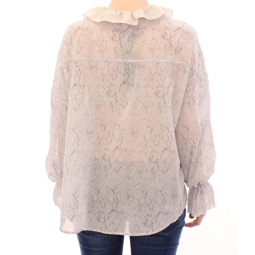 Blue Cotton Blouse Tunic - coffeewithmee2