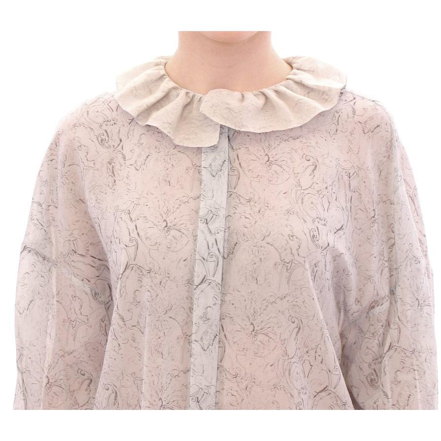 Blue Cotton Blouse Tunic - coffeewithmee2