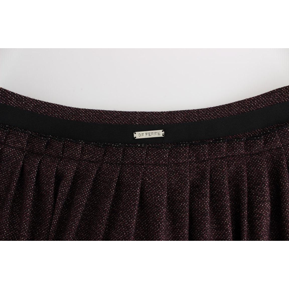 Purple Short Flannel Skirt - coffeewithmee2