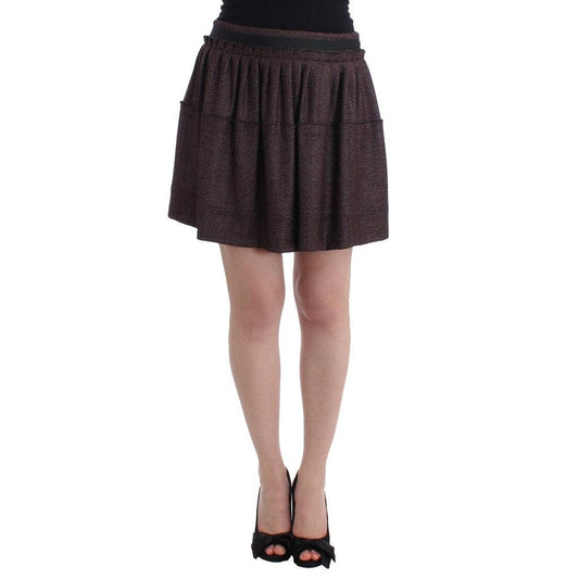 Purple Short Flannel Skirt - coffeewithmee2