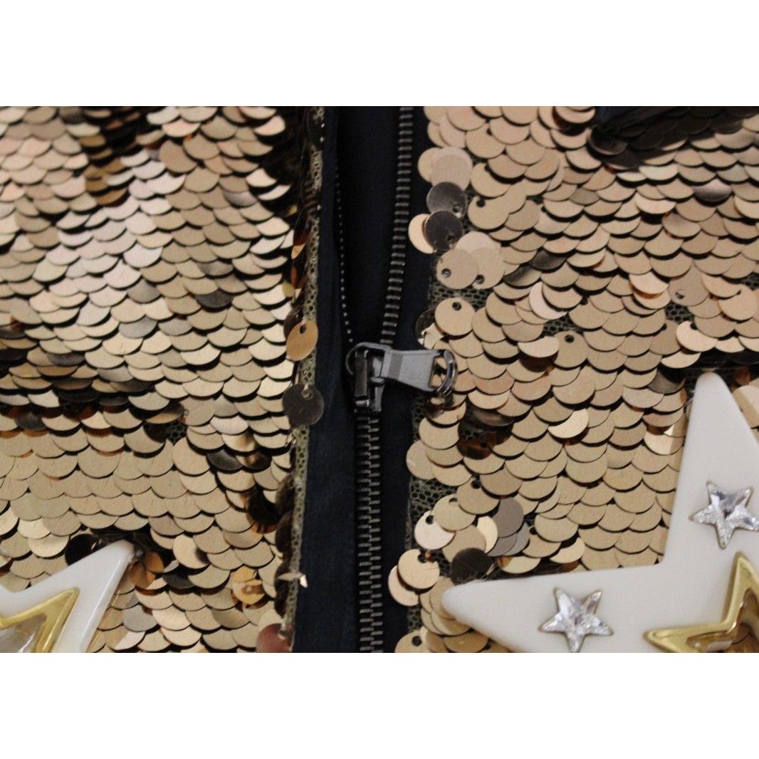 Masterpiece gold sequined crystal swarovski dress - coffeewithmee2