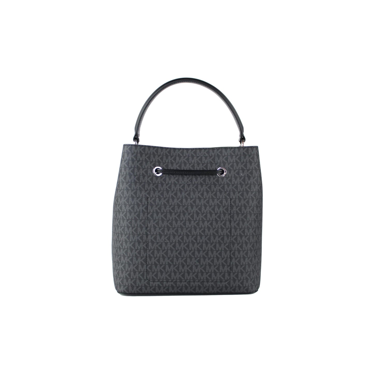 Suri Large Black Signature Bucket Crossbody Drawstring Hobo Handbag - coffeewithmee2