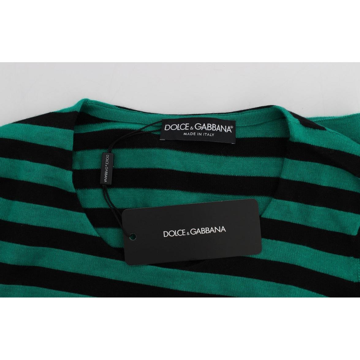 Green Black Silk Cashmere Sweater - coffeewithmee2