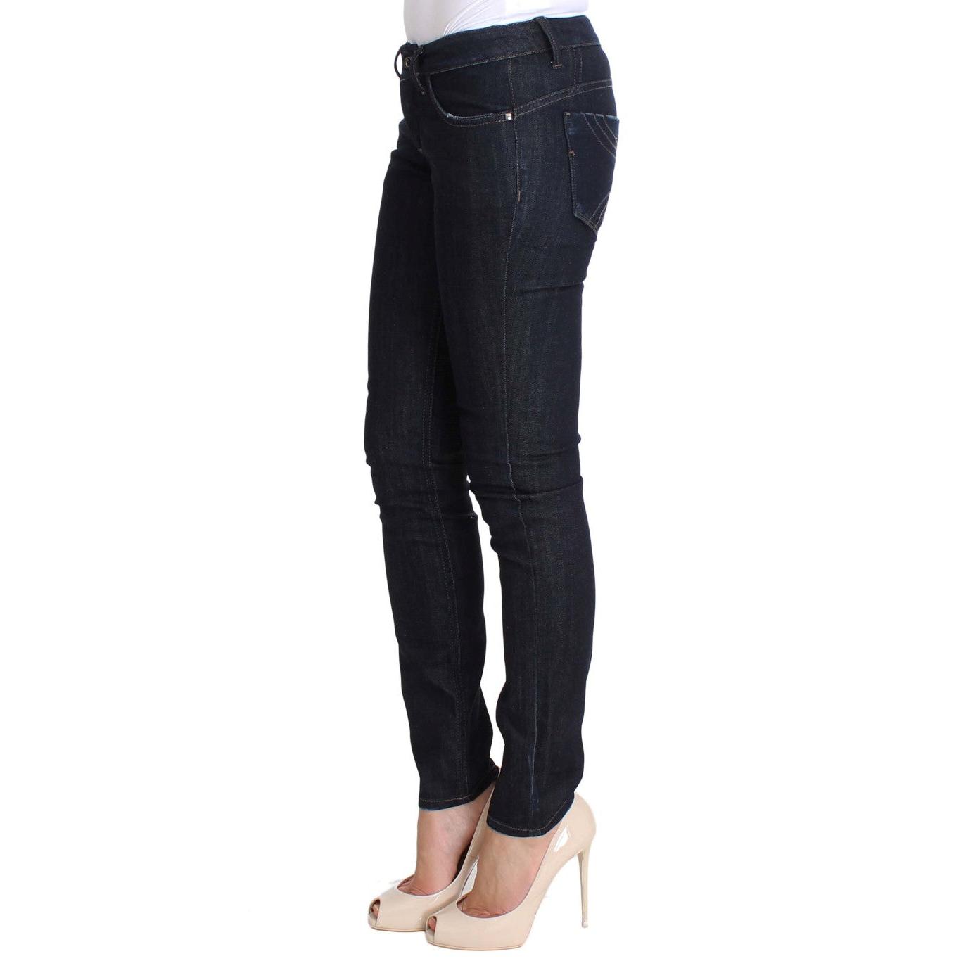 Blue Cotton Stretch Slim Fit Jeans - coffeewithmee2