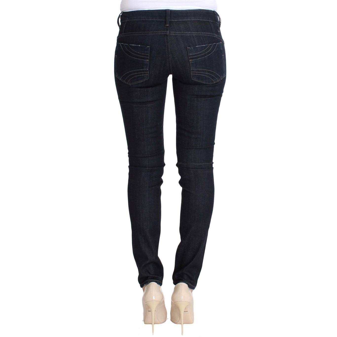 Blue Cotton Stretch Slim Fit Jeans - coffeewithmee2