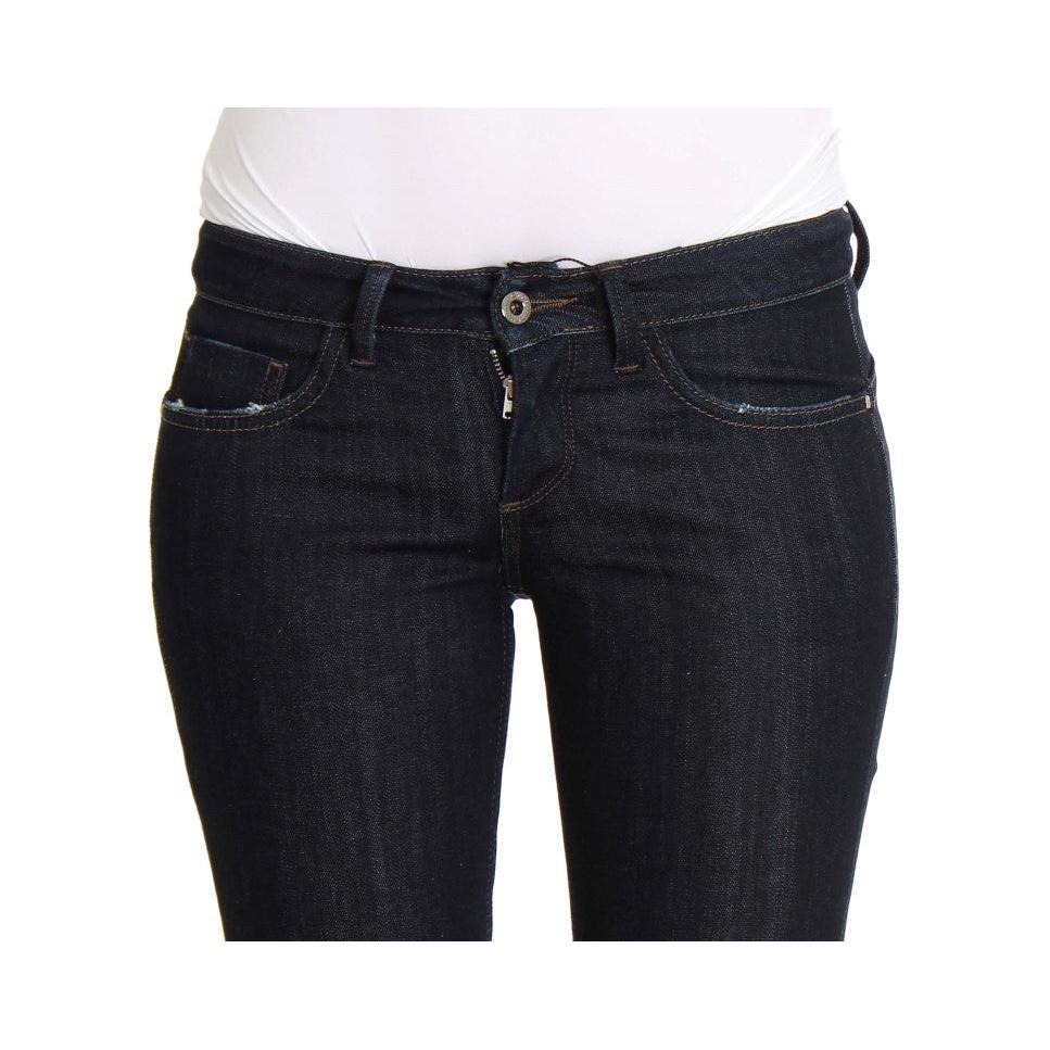 Blue Cotton Stretch Slim Fit Jeans - coffeewithmee2