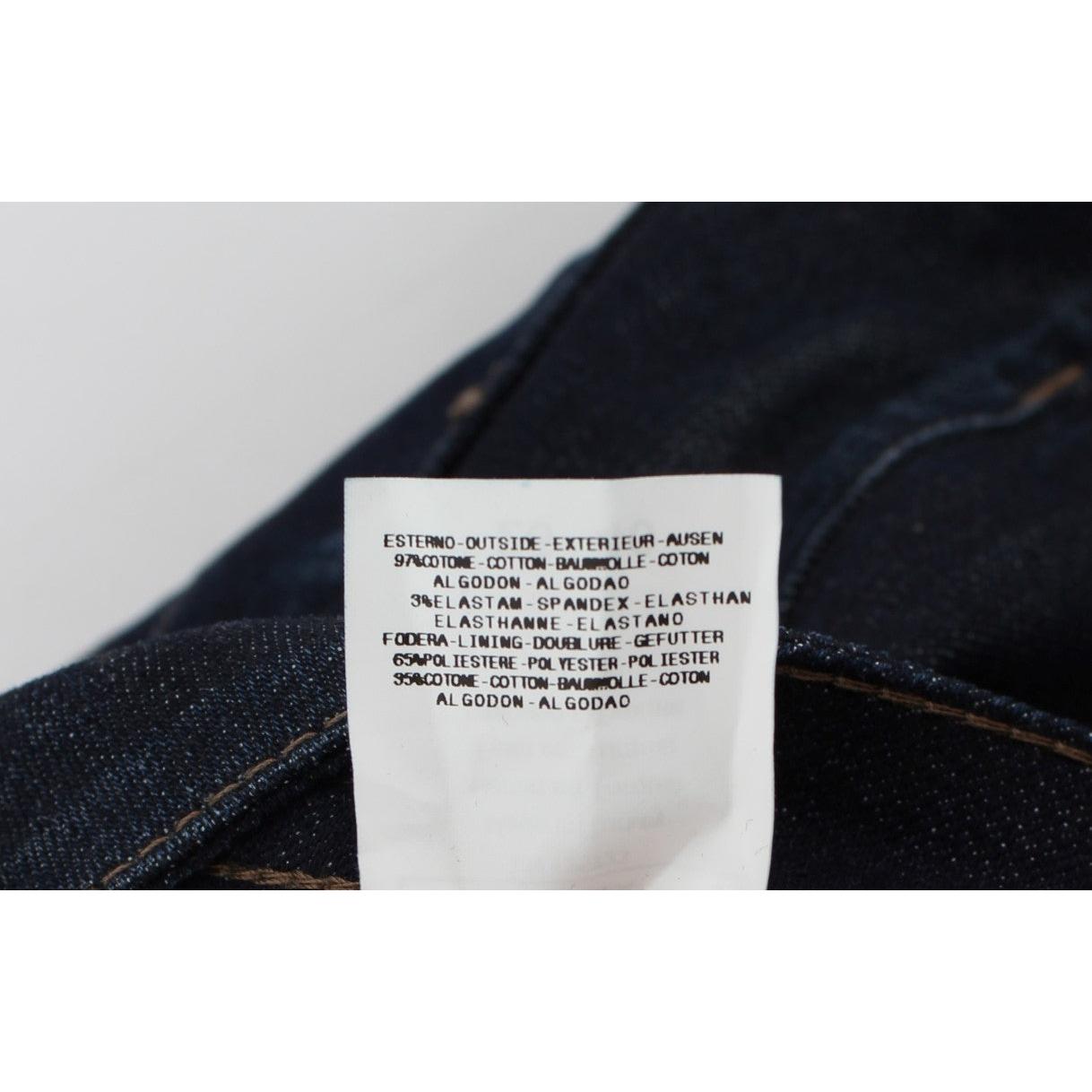 Blue Cotton Stretch Slim Fit Jeans - coffeewithmee2