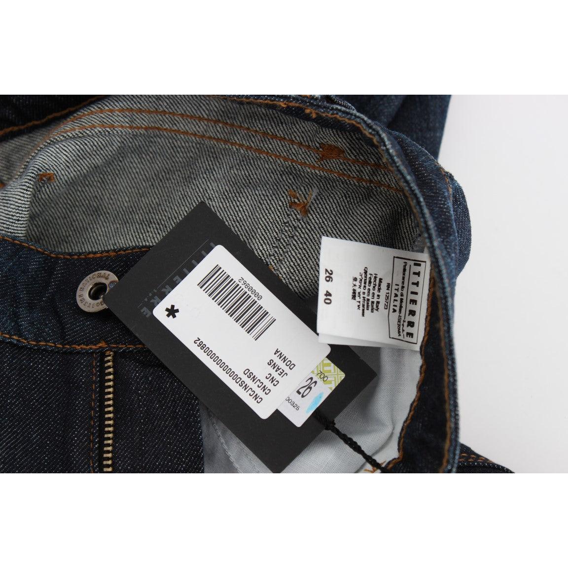 Blue Cotton Stretch Slim Fit Jeans - coffeewithmee2