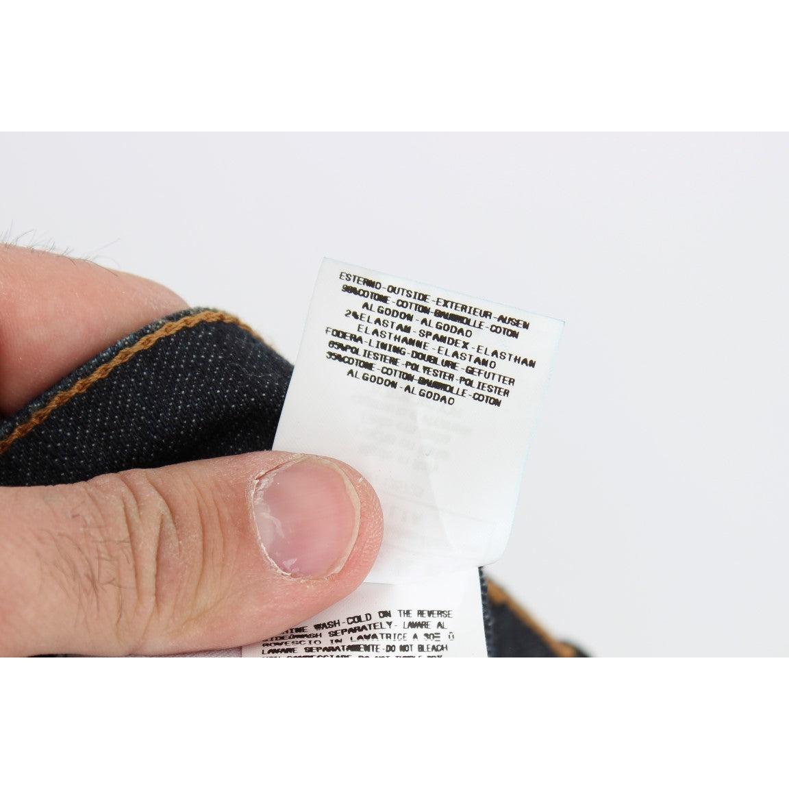 Blue Cotton Stretch Slim Fit Jeans - coffeewithmee2