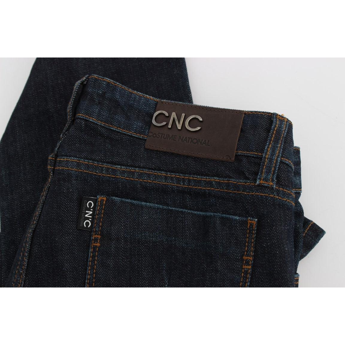 Blue Cotton Stretch Slim Fit Jeans - coffeewithmee2