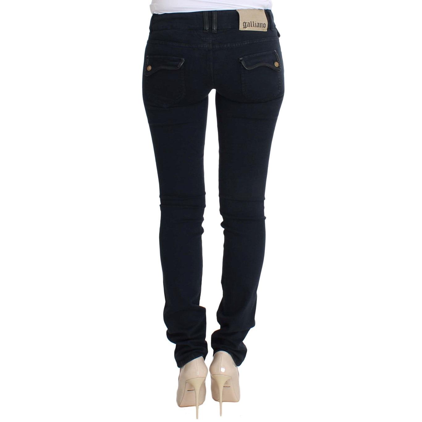 Blue Slim Fit Cotton Stretch Denim Jeans - coffeewithmee2
