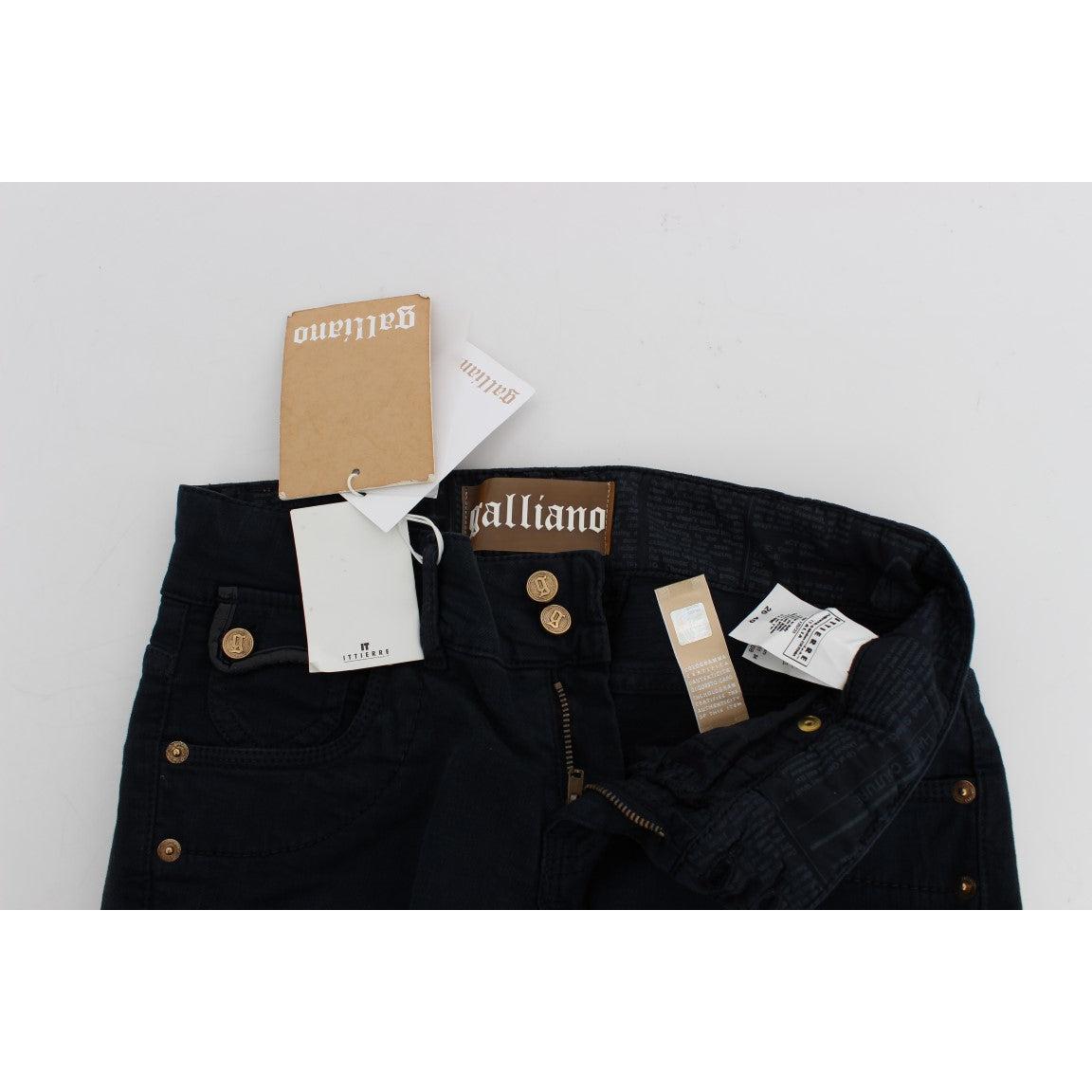 Blue Slim Fit Cotton Stretch Denim Jeans - coffeewithmee2