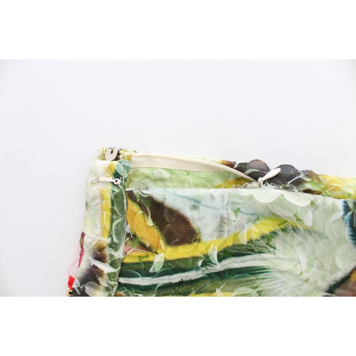 Multicolor Organza Pencil Skirt - coffeewithmee2