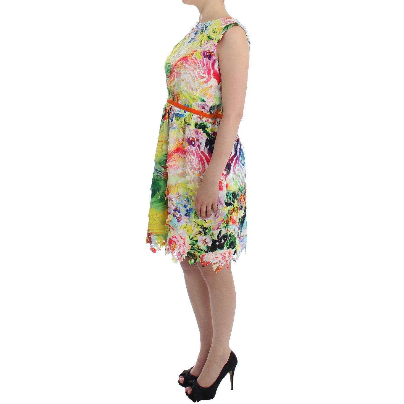 Multicolor Organza Sheath Dress - coffeewithmee2