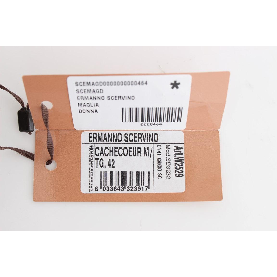 Gray Knit Wool Cardigan Sweater - coffeewithmee2