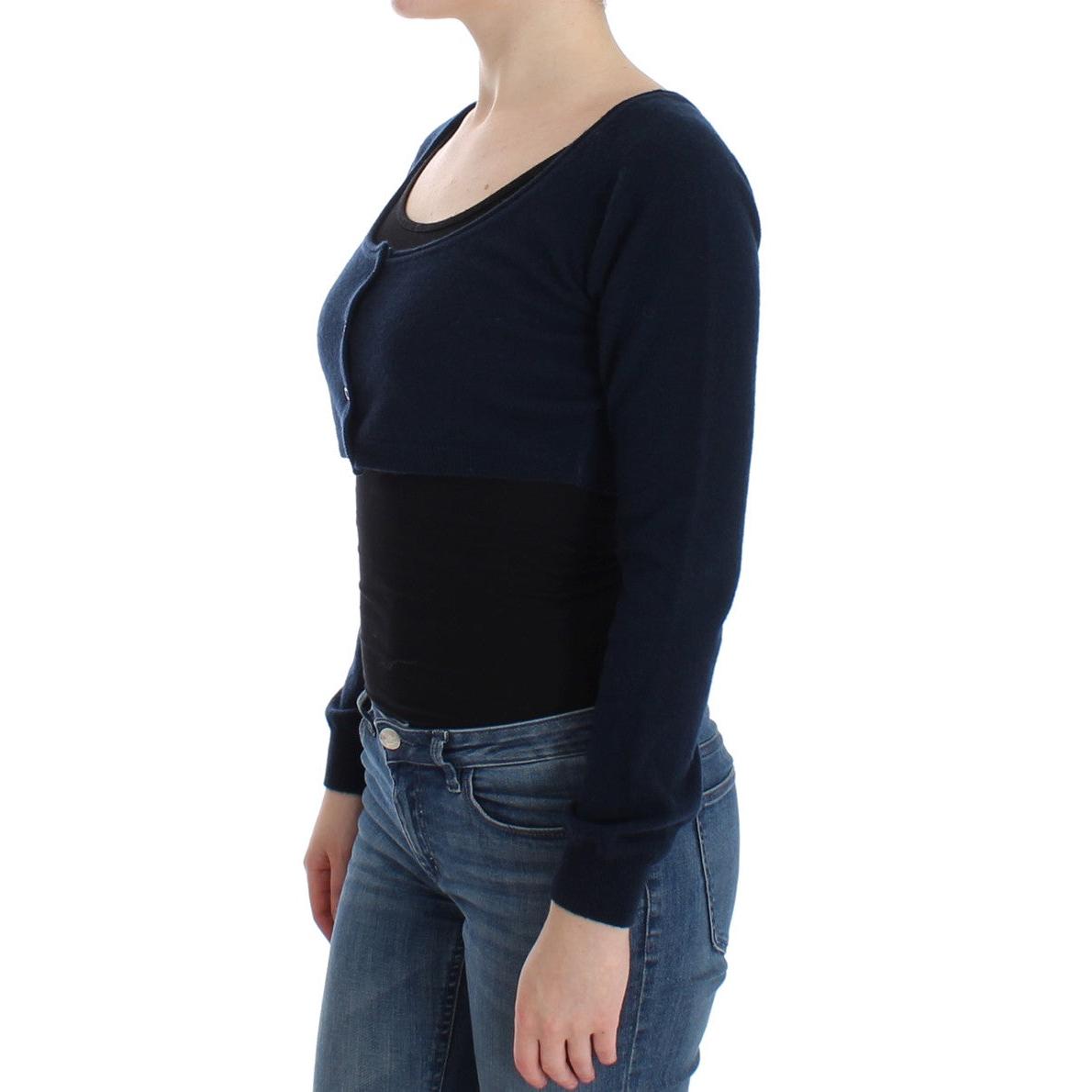 Blue Cashmere Cardigan Sweater - coffeewithmee2