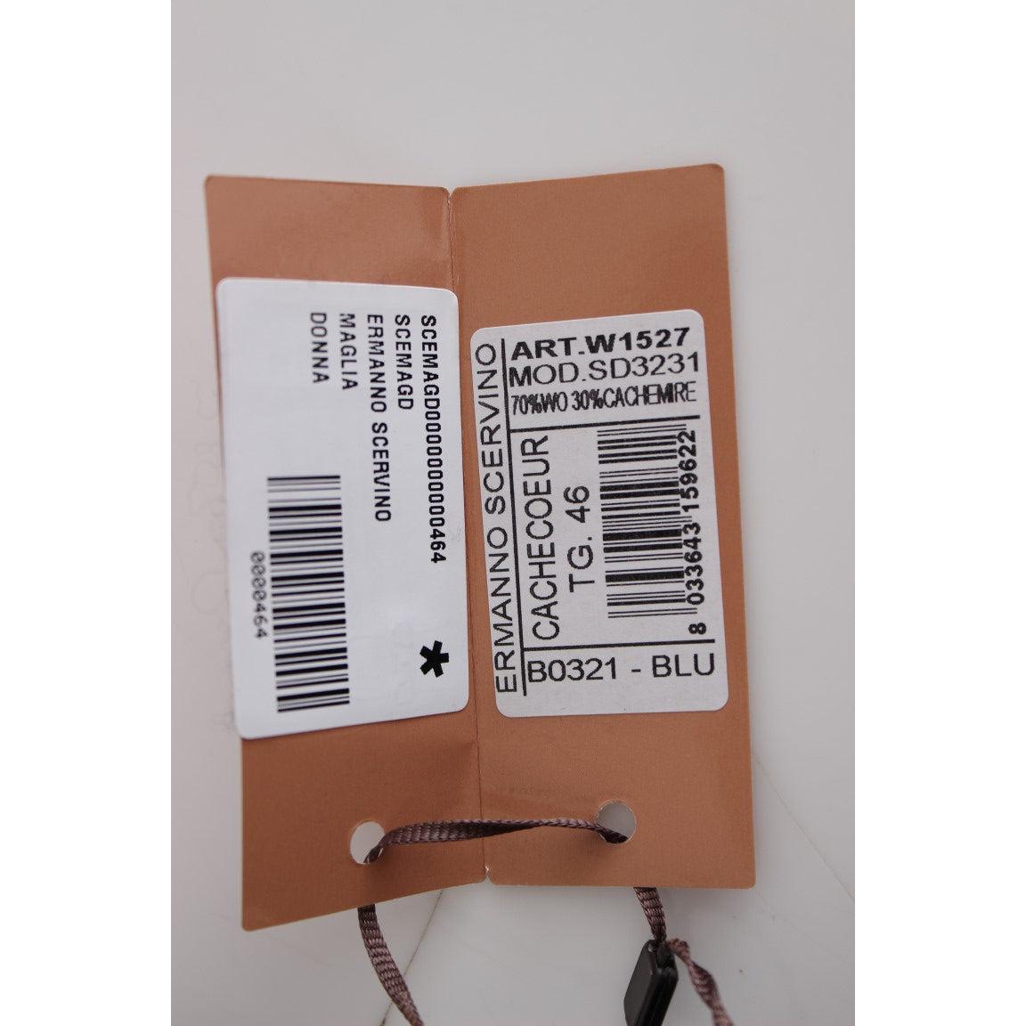 Blue Cashmere Cardigan Sweater - coffeewithmee2