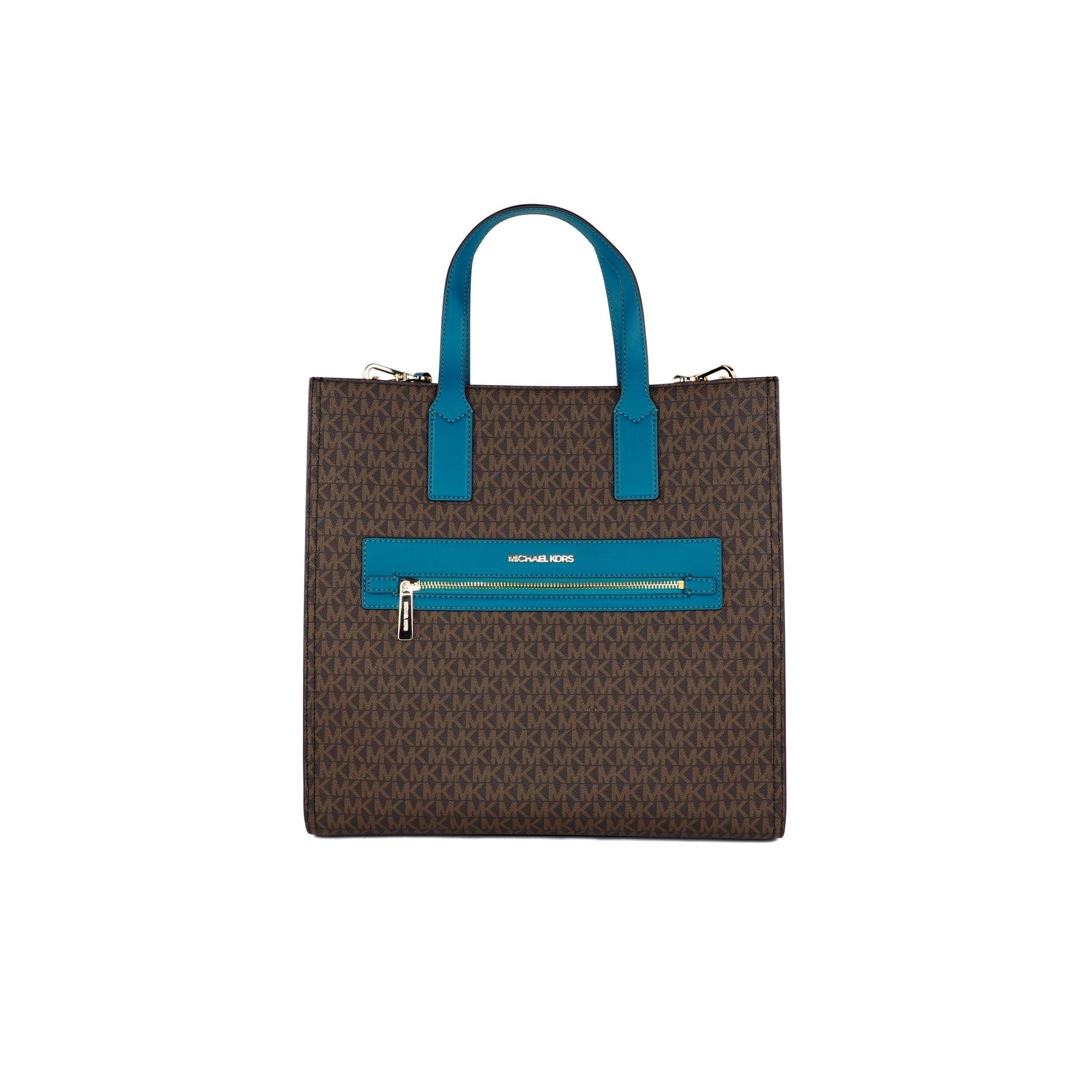 Kenly Large North South Tote Handbag (Lagoon) - coffeewithmee2