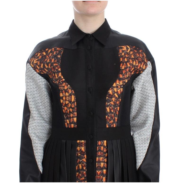 Multicolor Shirt Long Sleeve Dress - coffeewithmee2