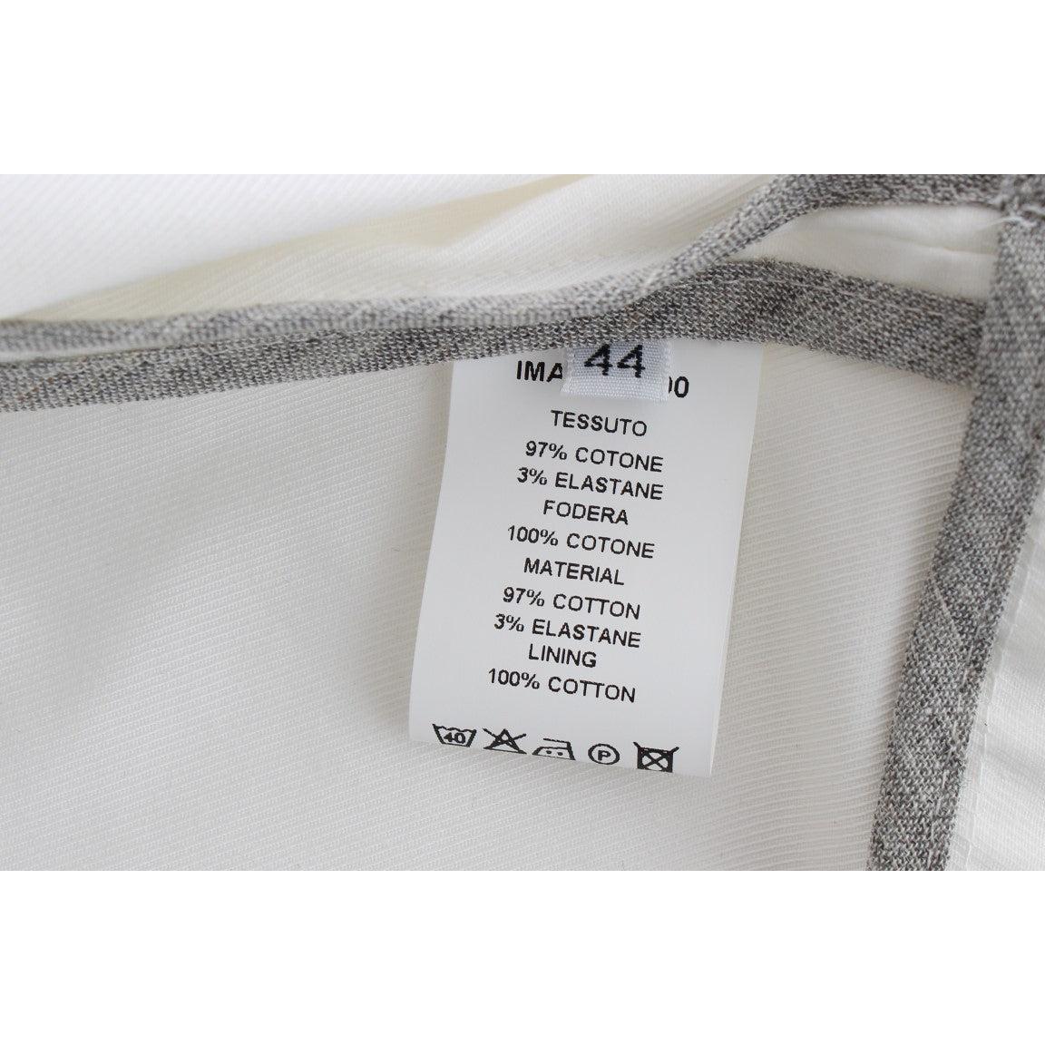 White Cotton Blend Oversized Blazer Jacket - coffeewithmee2