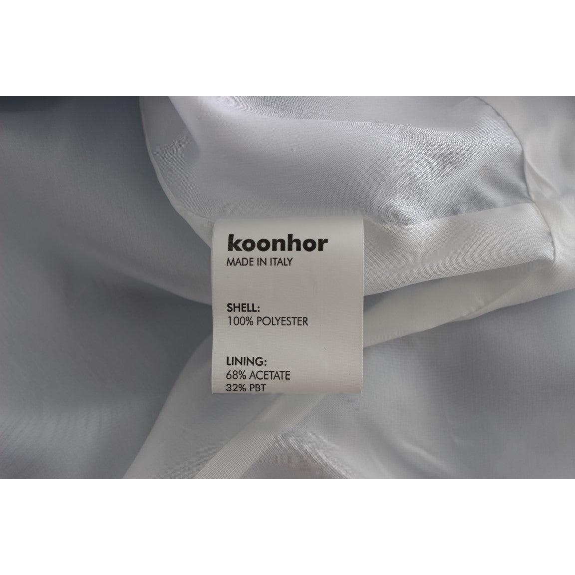 Blue Peplum Fresco-Print Straight Pencil Skirt - coffeewithmee2