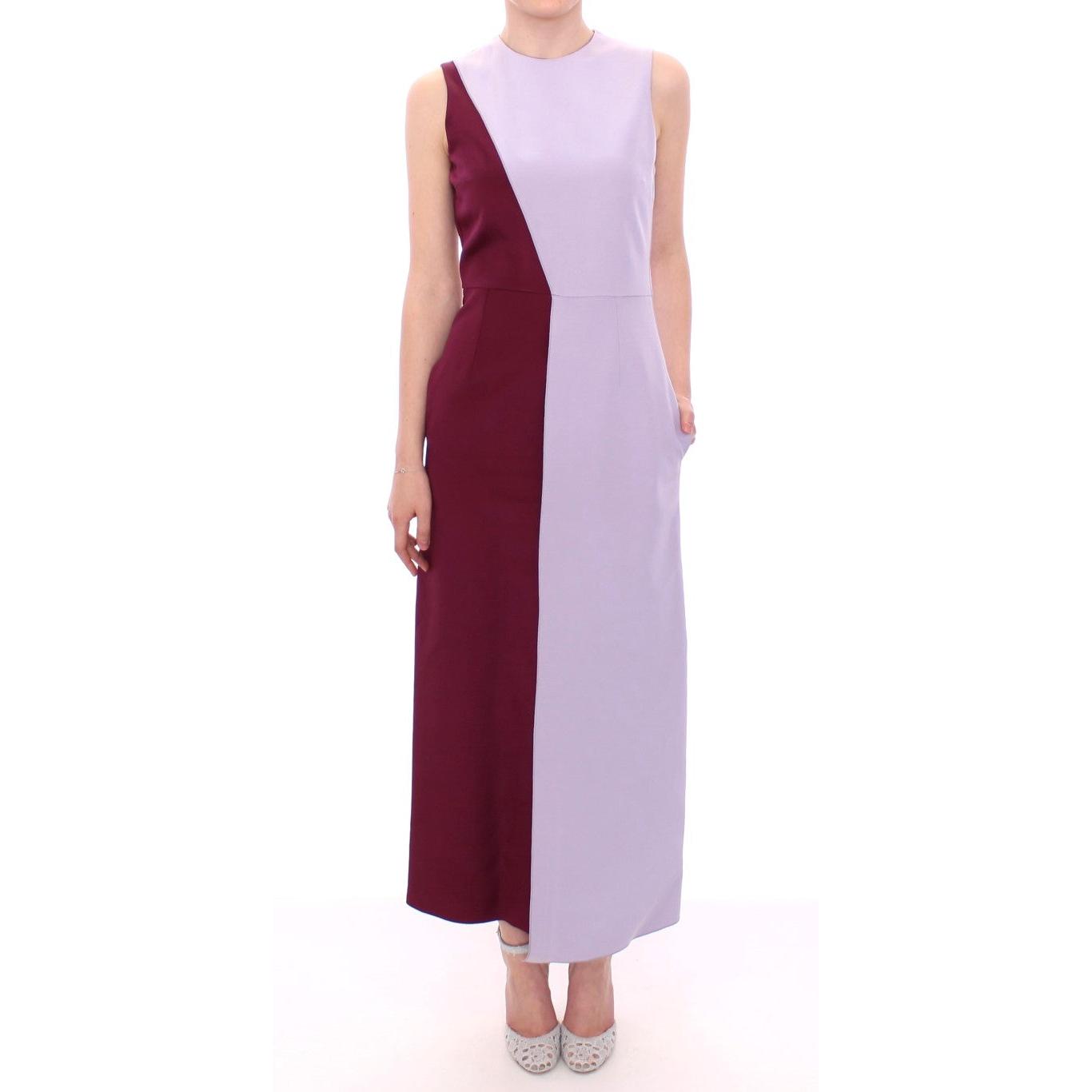 Purple Lavender Gown Maxi Silk Long Dress - coffeewithmee2