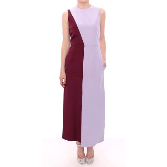 Purple Lavender Gown Maxi Silk Long Dress - coffeewithmee2