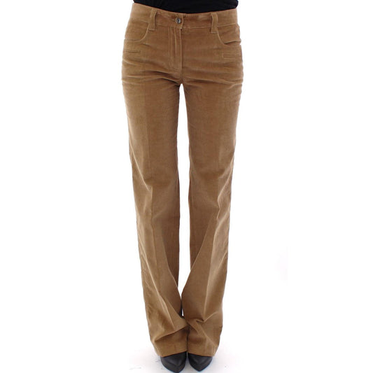 Brown Cotton Corduroys Jeans Pants - coffeewithmee2