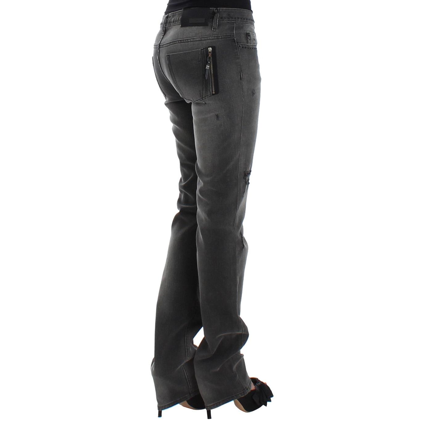 Gray straight leg jeans - coffeewithmee2